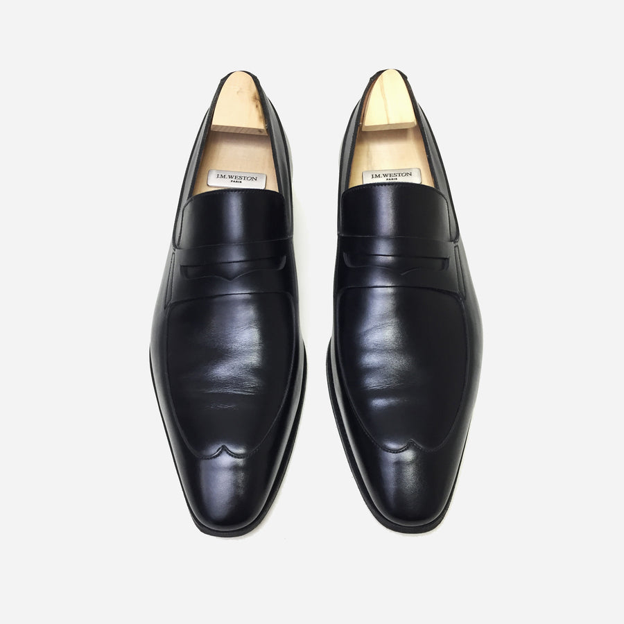 J.M. Weston Wingtip Loafers <br> Size 7.5 UK