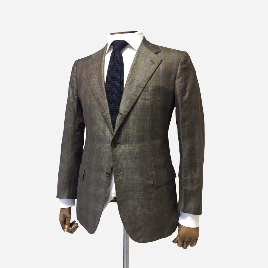 Kiton Cashmere Linen Jacket <br> Size 40 UK