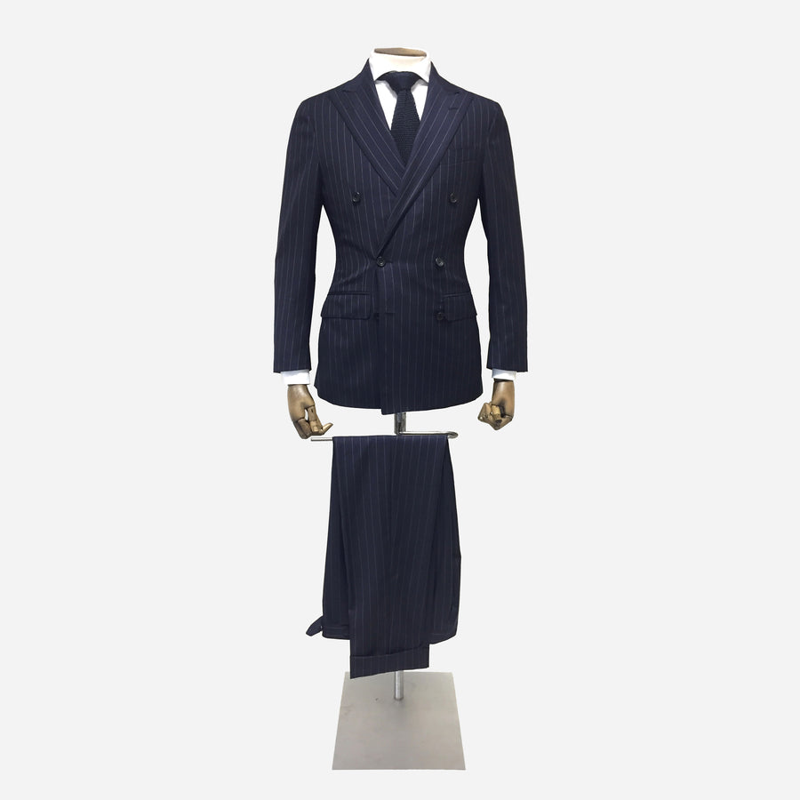 Thom Sweeney Pinstripe Suit <br> Size 34 UK