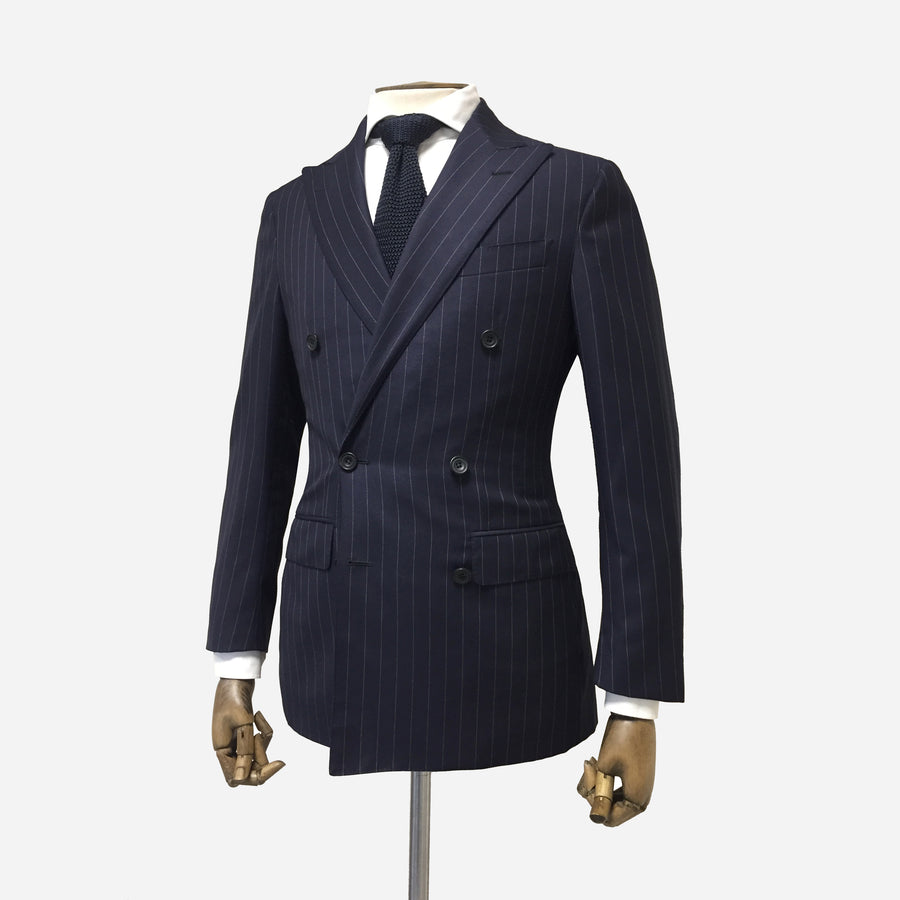 Thom Sweeney Pinstripe Suit <br> Size 34 UK