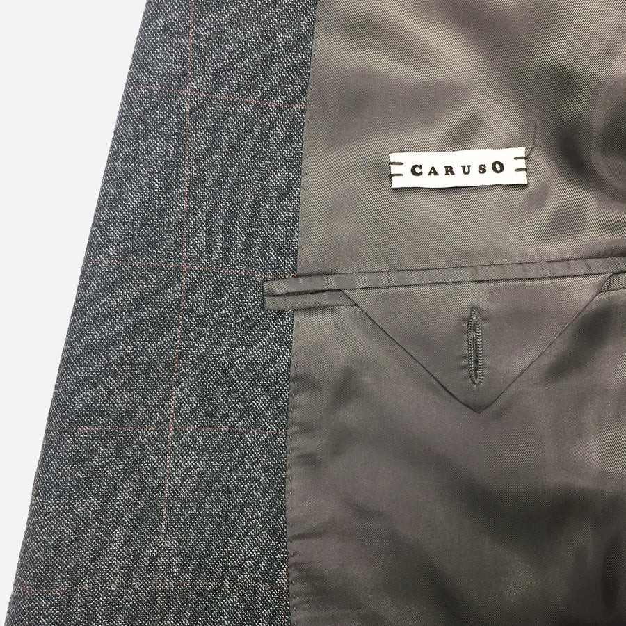 Caruso Check Suit <br> Size 40 UK