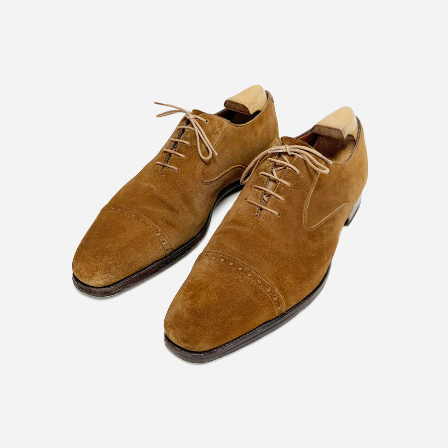 Edward Green Suede Oxfords <br> Size 9.5 UK
