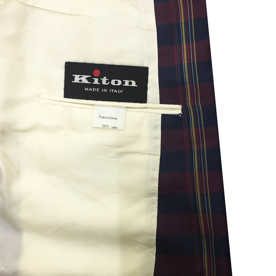 Kiton Silk Blazer <br> Size 41 UK