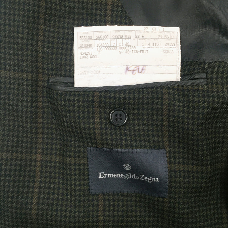 Ermenegildo Zegna Check Jacket <br> Size 38 UK