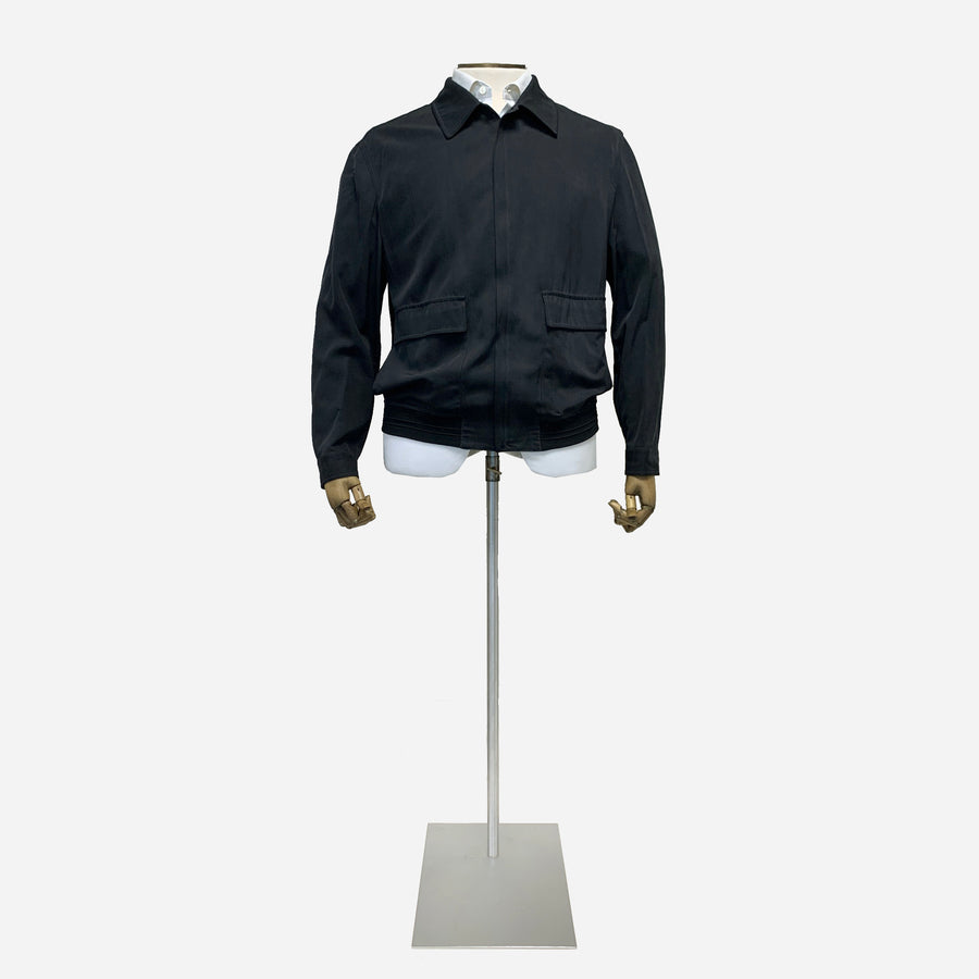 Brioni Silk Bomber Jacket <br> Size XL