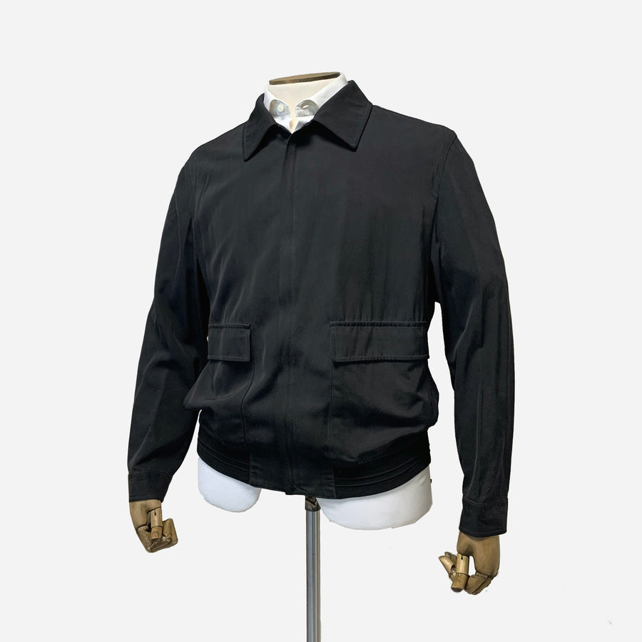 Brioni Silk Bomber Jacket <br> Size XL