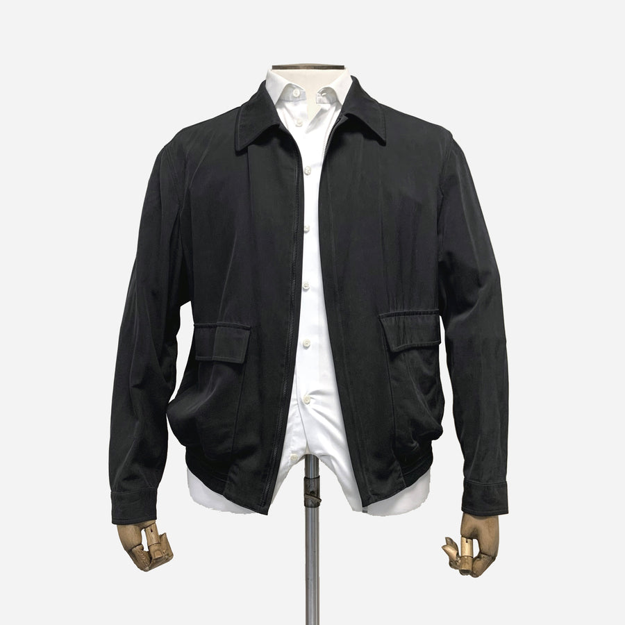 Brioni Silk Bomber Jacket <br> Size XL