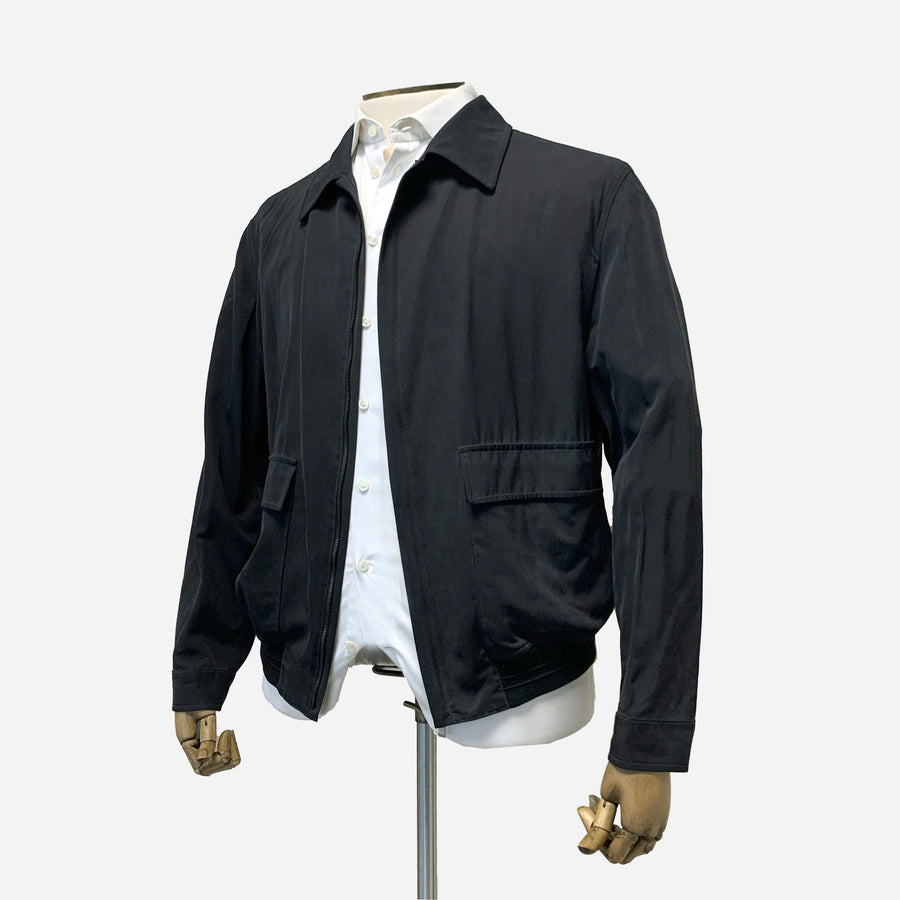 Brioni Silk Bomber Jacket <br> Size XL