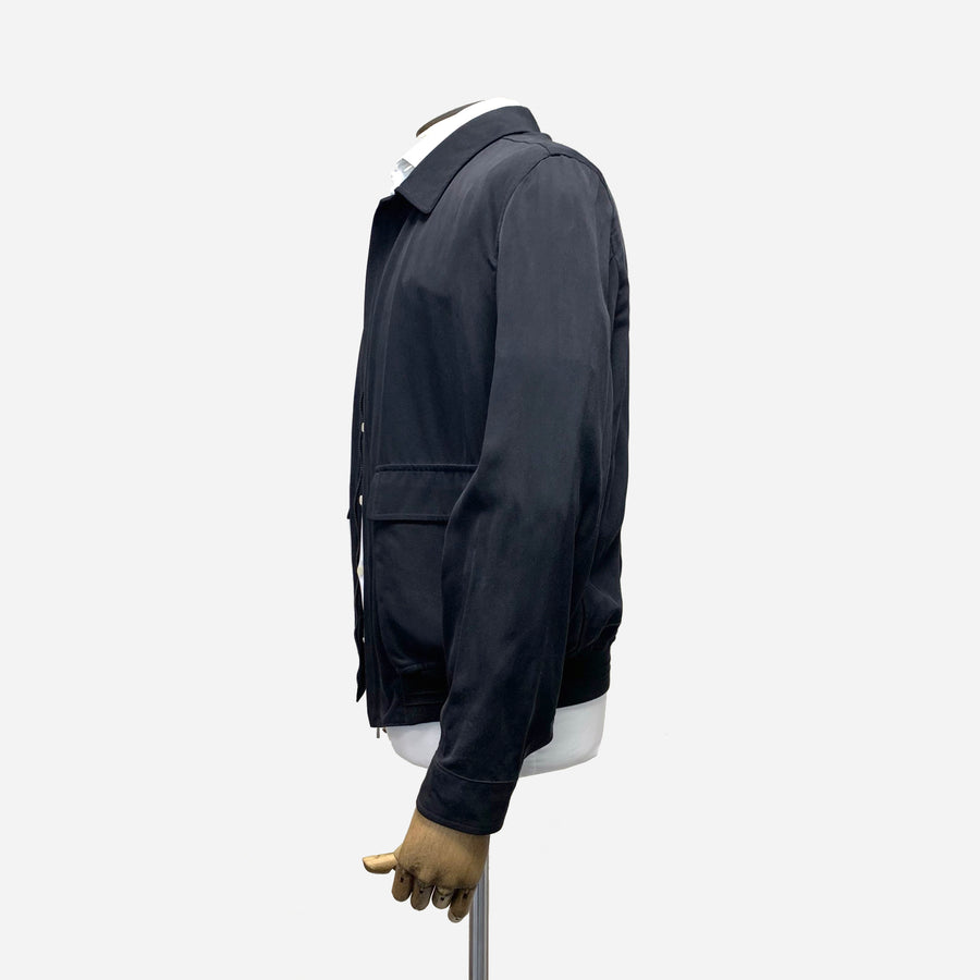 Brioni Silk Bomber Jacket <br> Size XL