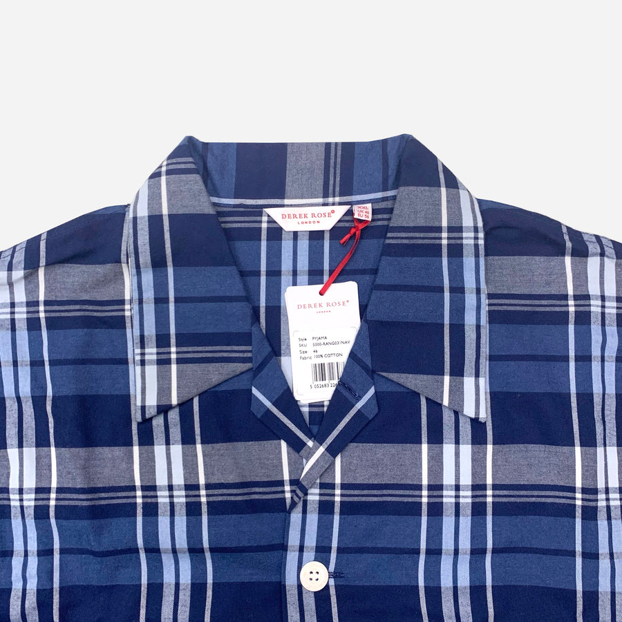 Derek Rose Check Pyjamas <br> Size XXL