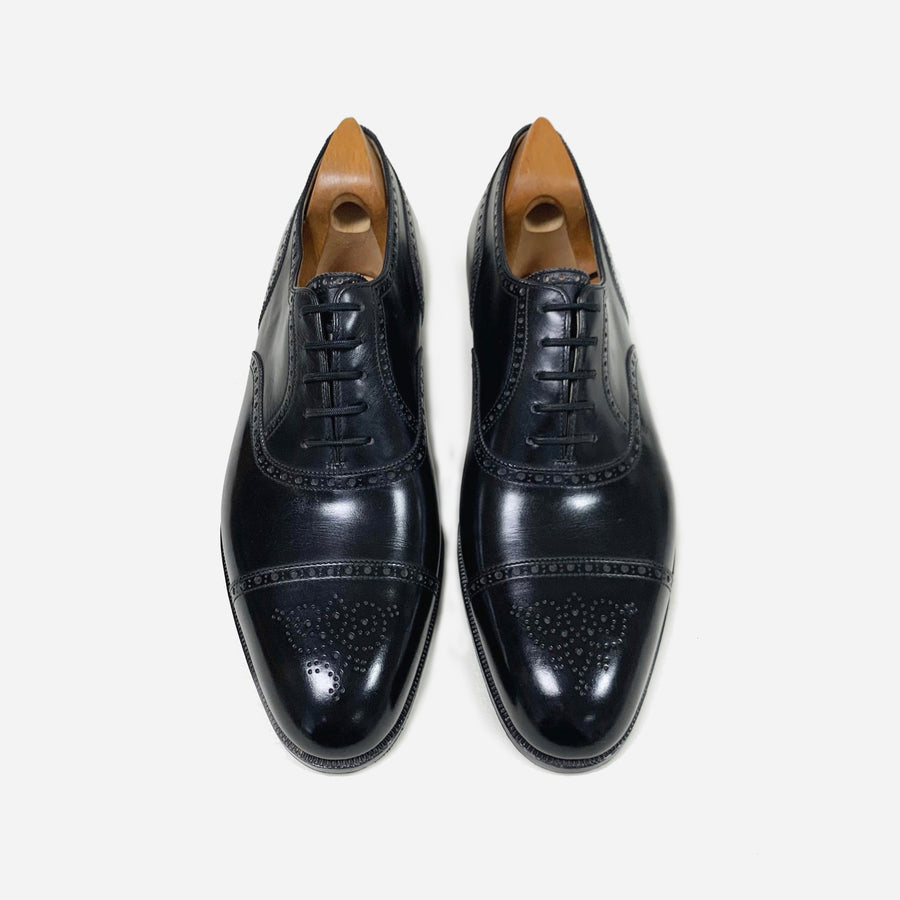 John Lobb Bespoke Oxford <br> Size 8.5 UK