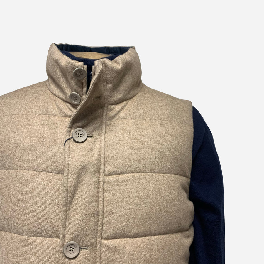 Herno Cashmere Silk Gilet <br> Size 40 UK