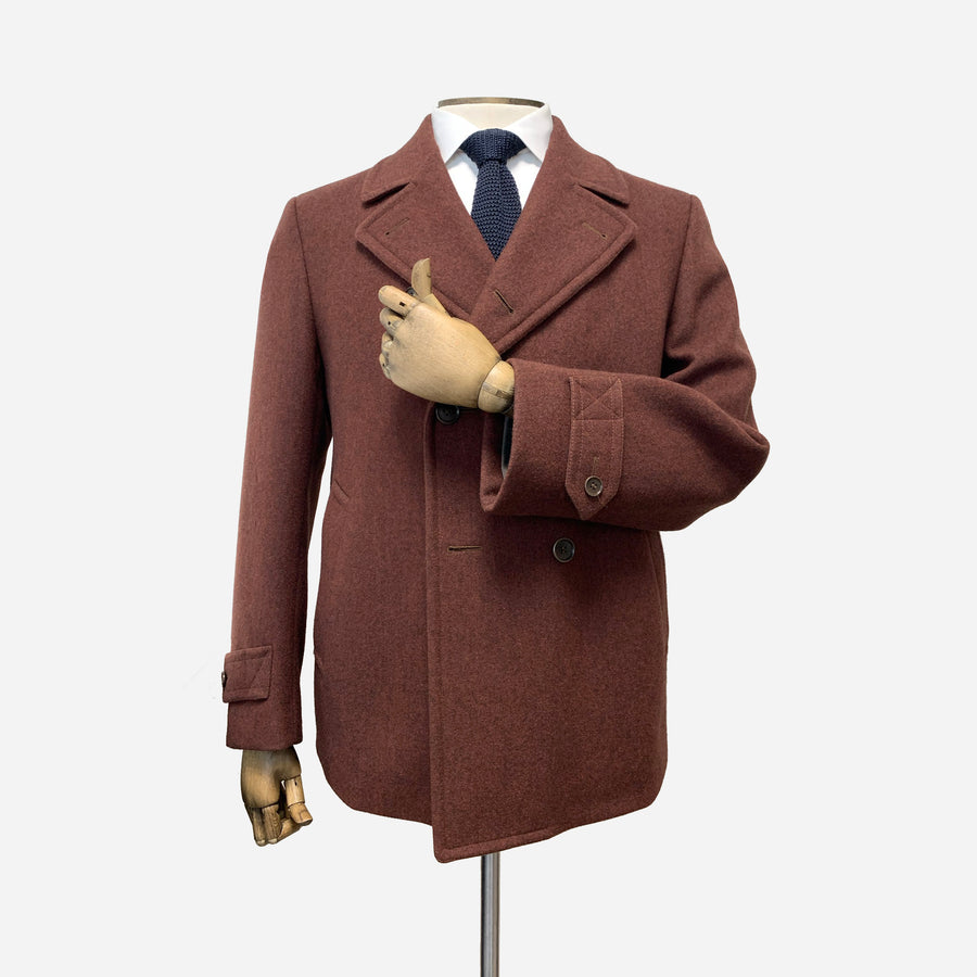 Canali Wool Pea Coat <br> Size 46 UK