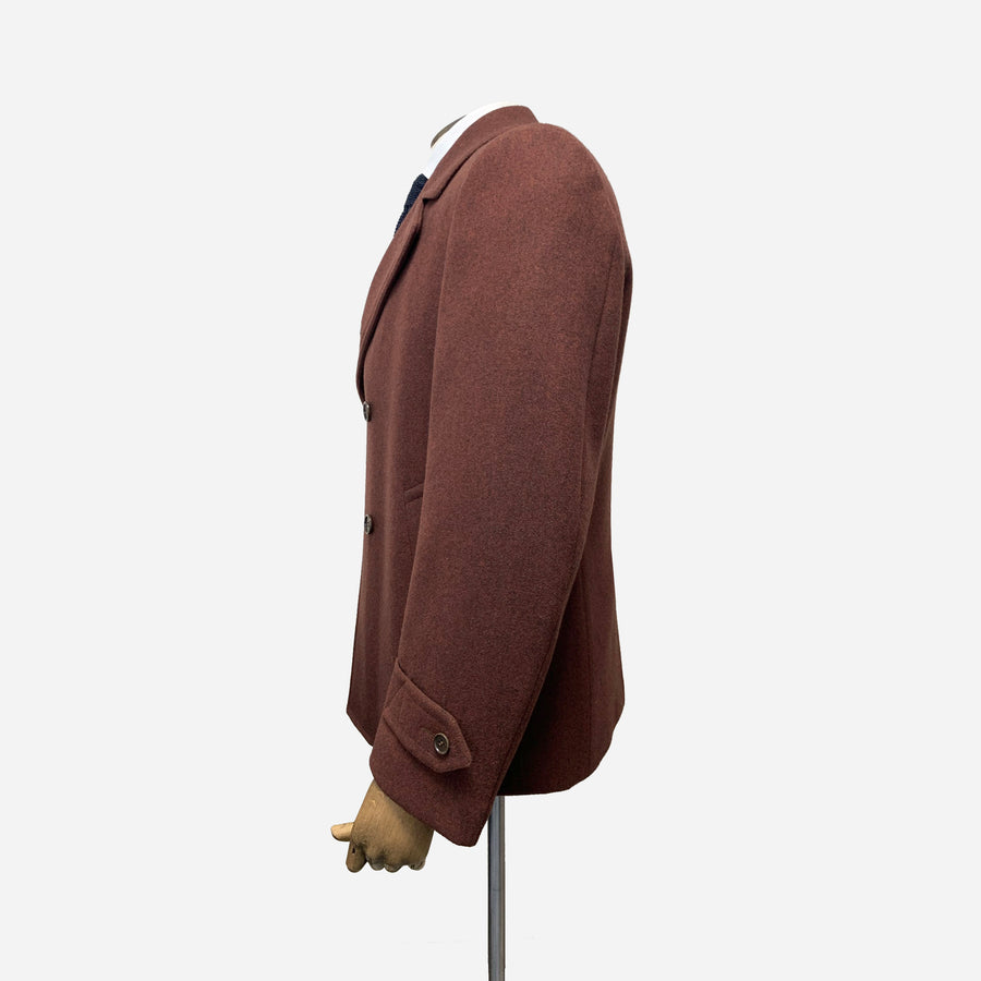 Canali Wool Pea Coat <br> Size 46 UK