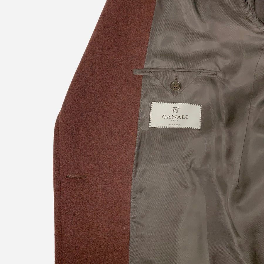 Canali Wool Pea Coat <br> Size 46 UK