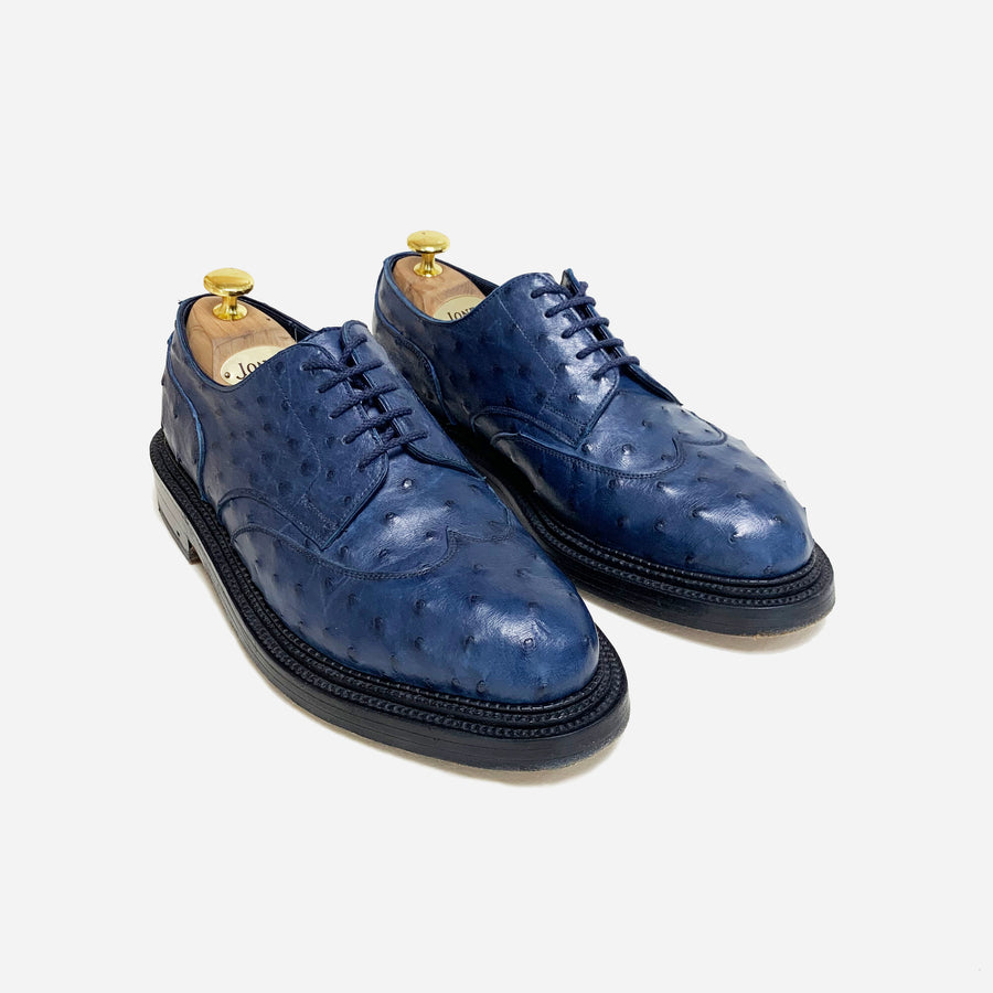J.M. Weston Ostrich Derbys <br> Size 6.5 UK