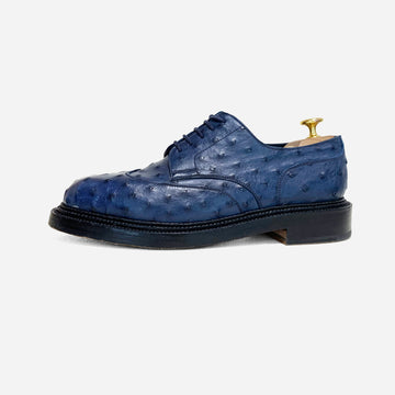 J.M. Weston Ostrich Derbys <br> Size 6.5 UK