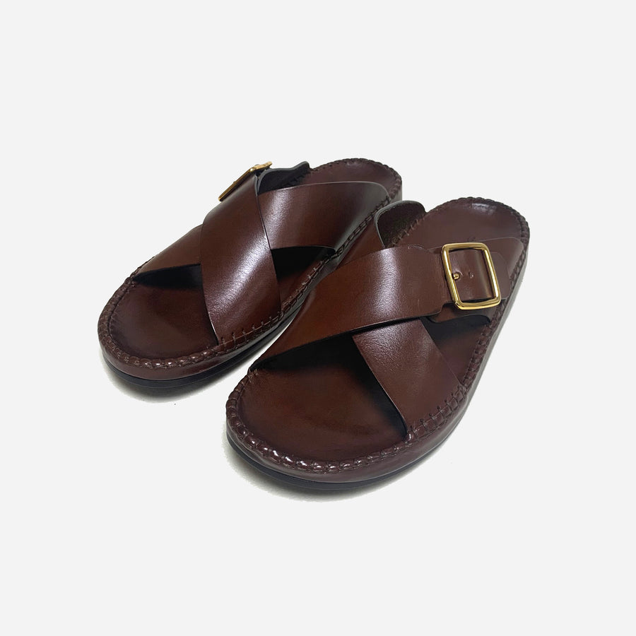 Tom Ford Leather Sandals <br> Size 8.5 UK