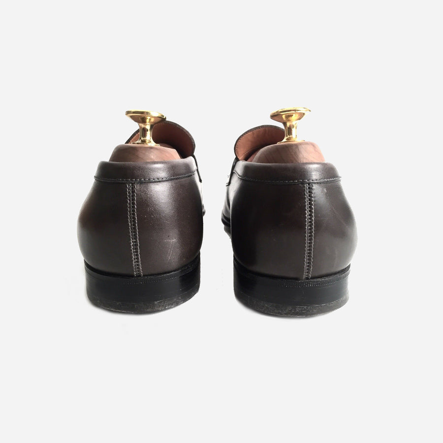 J.M. Weston Croc Loafer <br> Size 7 UK
