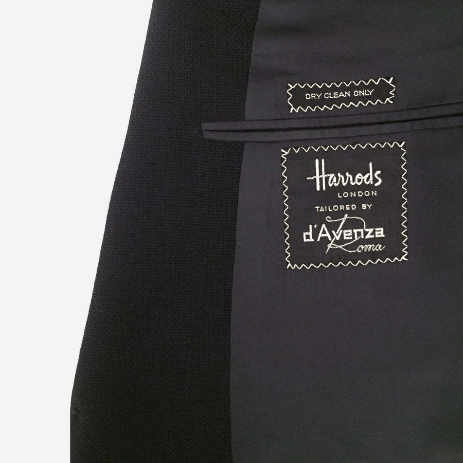D'Avenza Black Jacket <br> Size 44 UK